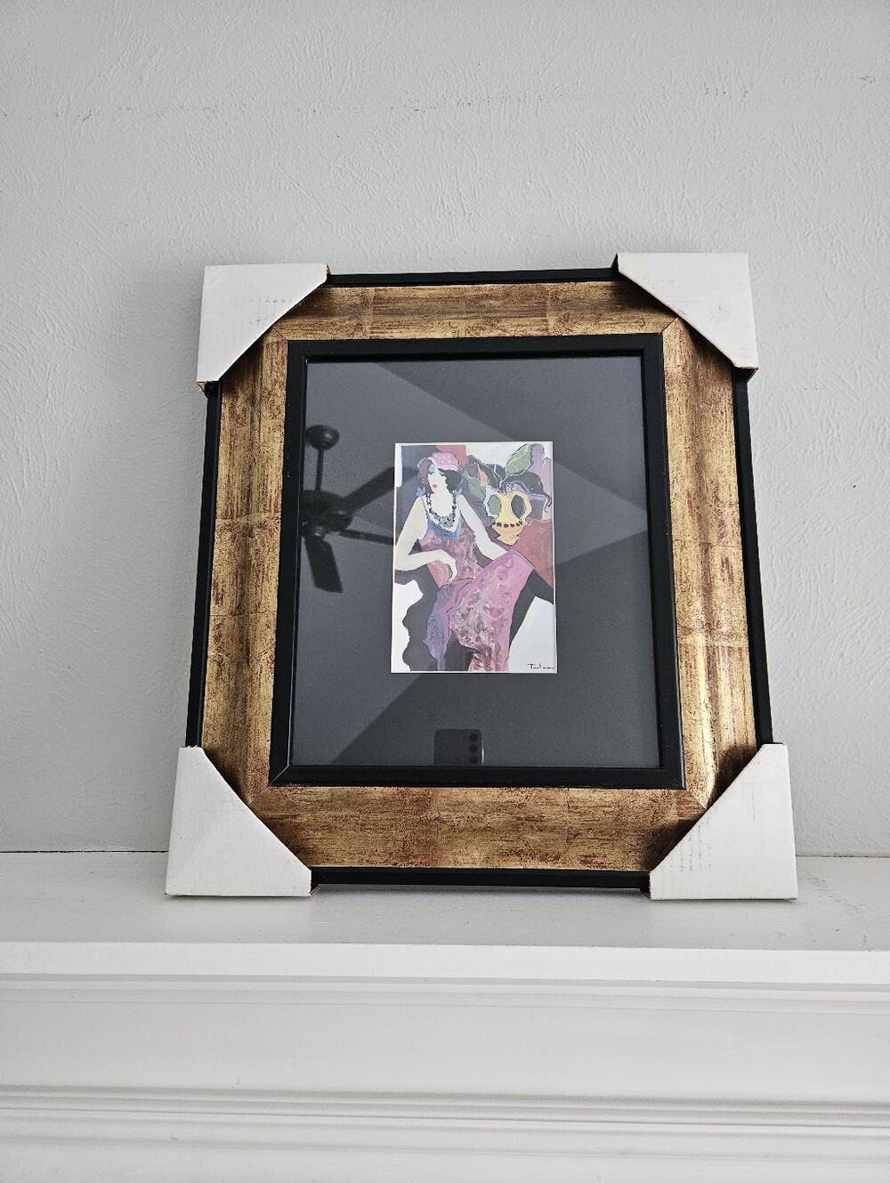 Brand New- Itzchak Tarkay "Jacqueline" Custom Framed Art- Signed By Artist